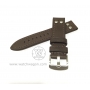 Paros Genuine Calf Leather Watch Strap - Type E Brown