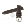 Paros Genuine Calf Leather Watch Strap - Type J Brown