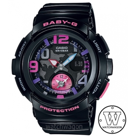 Casio Baby-G BGA-190-1B (dual dial time display)