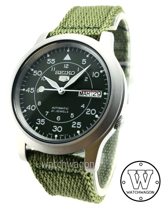 Seiko 5 Military Automatic Gents Watch SNK805K2 SNK805 - Watchwagon