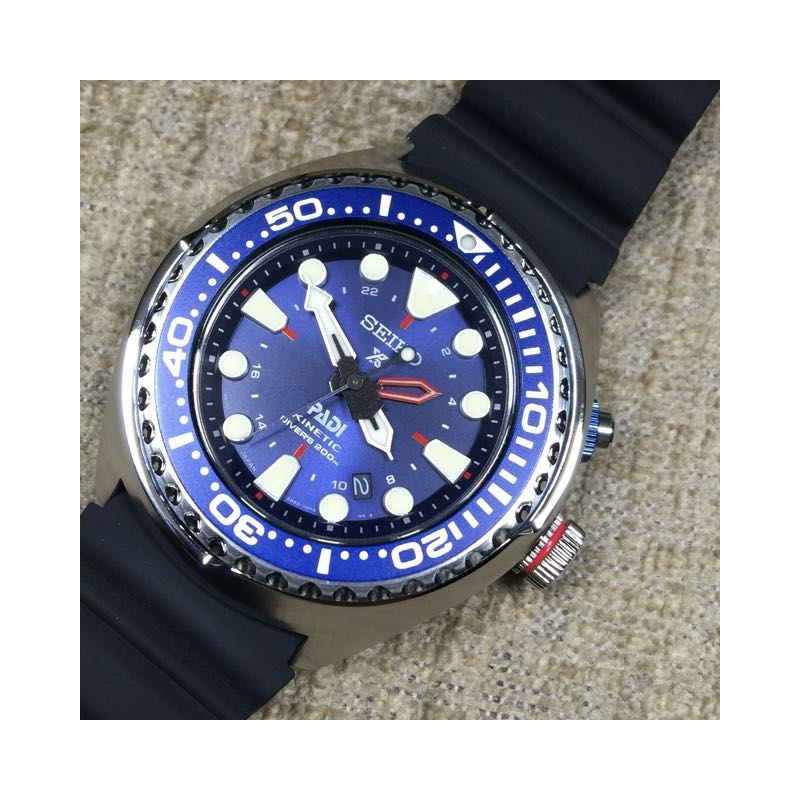 Seiko Prospex PADI Collaboration Kinetic GMT 200m Air Divers SUN065P1 -  Watchwagon