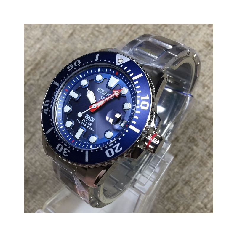 Seiko Prospex PADI Special Edition Solar 200m Divers SNE435P1 - Watchwagon