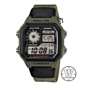 Casio Digital Men's Sports Watch AE-1200WHB-3B