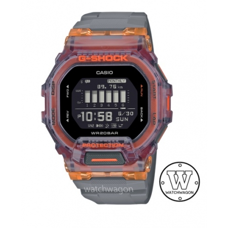 Casio G-Shock G-SQUAD GBD-200SM-1A5 Bluetooth Translucent Resin Bezel Digital Watch